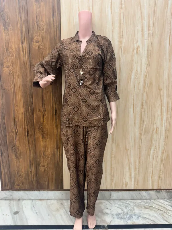Brown_Printed_Straight_Kurta_Set_for_Women