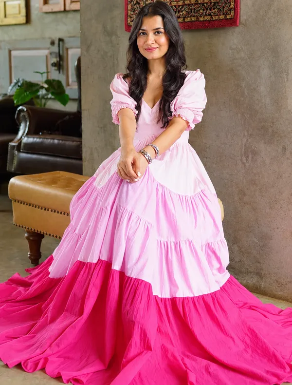 Pink_Tiered_Flare_Maxi_Dress_for_Women