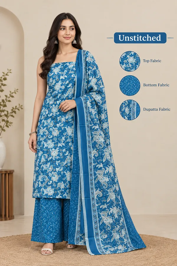 Ocean_Blue_Unstiched_Floral_Paisley_Printed_Suit_Set_For_Women