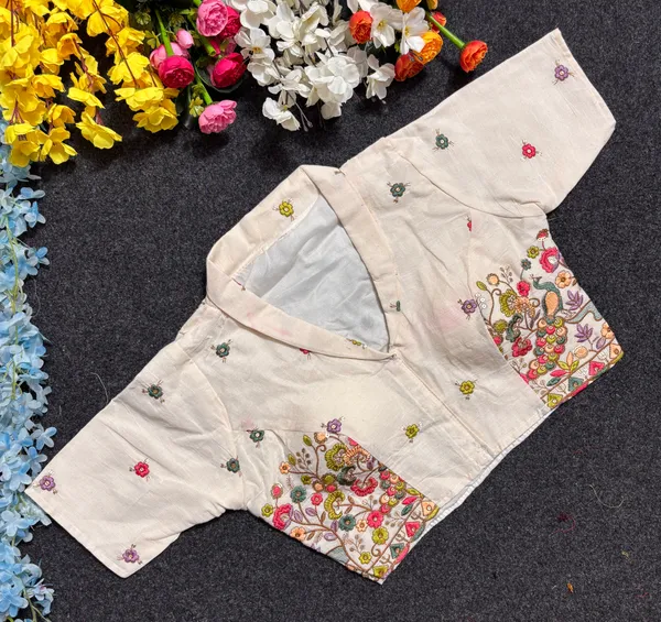Cream_Embroidered_Blouse_for_Women