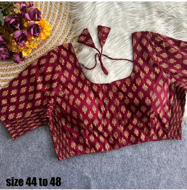 Maroon_Floral_Print_Tie-Up_Blouse_for_Women