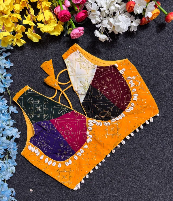 Orange_Multicolour_Embroidered_Blouse_for_Women