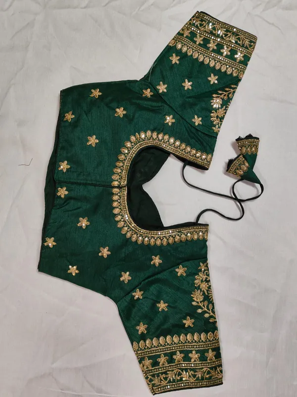 Green_Embroidered_Ethnic_Blouse_for_Women