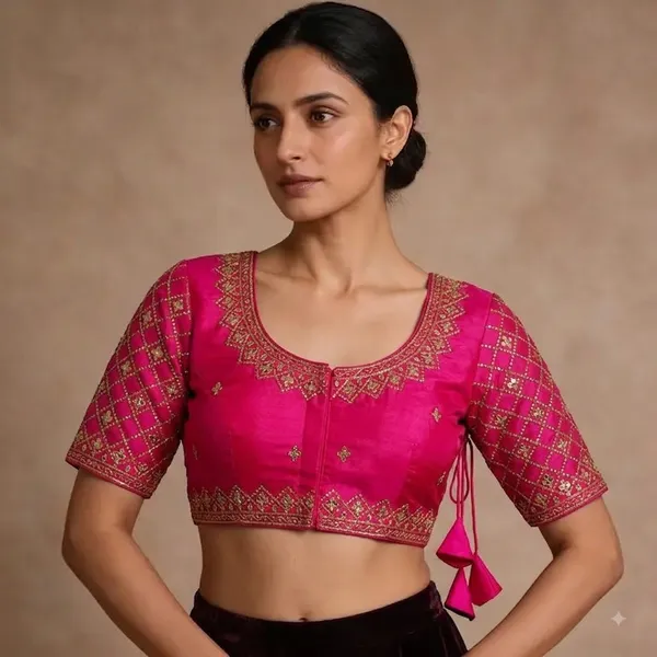 Pink_Embroidered_Ethnic_Blouse_for_Women