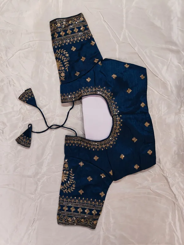 Blue_Embroidered_Ethnic_Blouse_for_Women