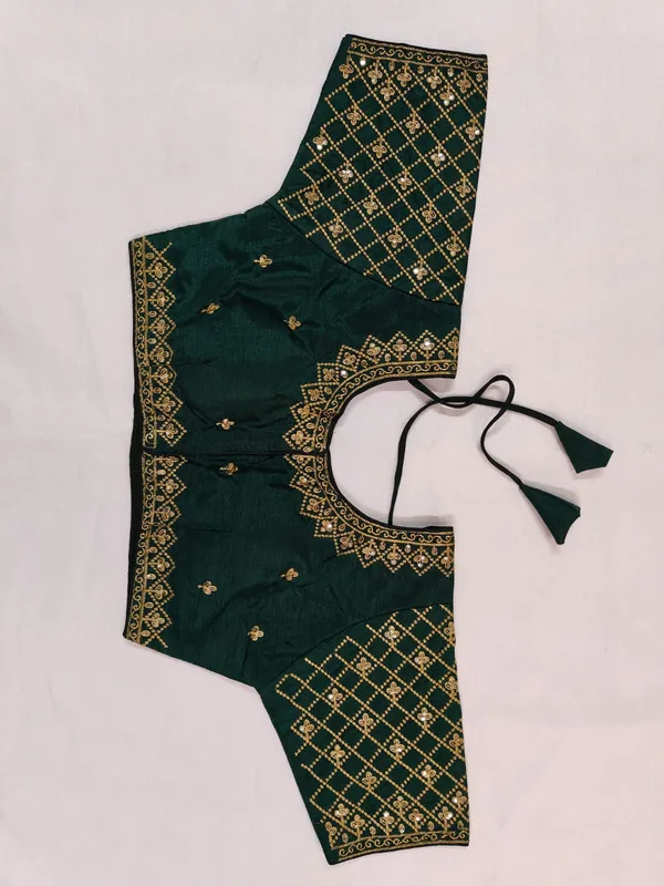 Green_Embroidered_Ethnic_Blouse_for_Women
