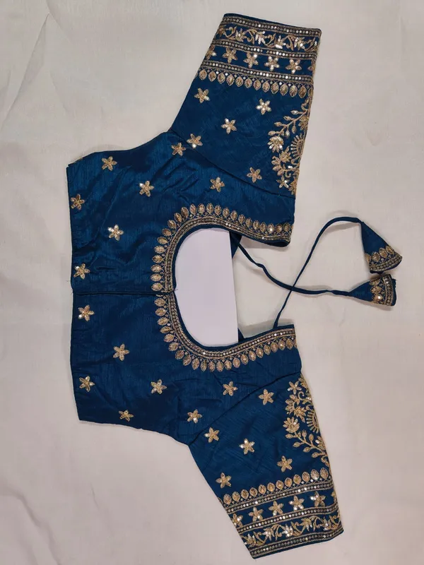 Blue_Embroidered_Ethnic_Blouse_for_Women