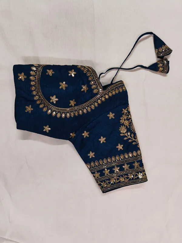 Blue_Embroidered_Ethnic_Blouse_for_Women