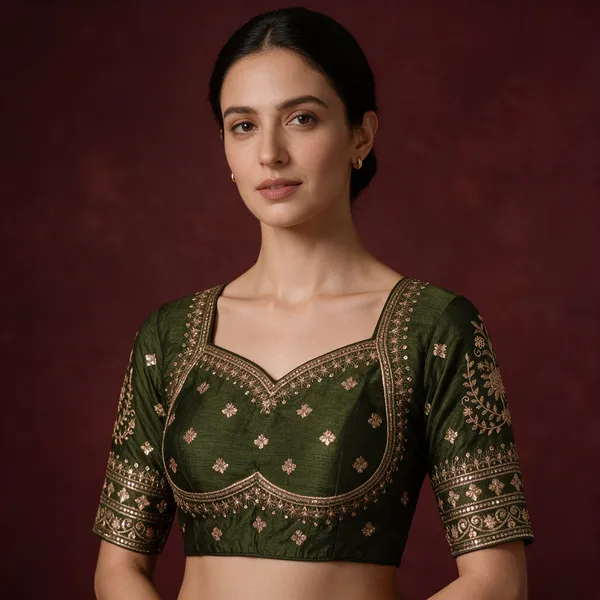 Green_Embroidered_Ethnic_Blouse_for_Women