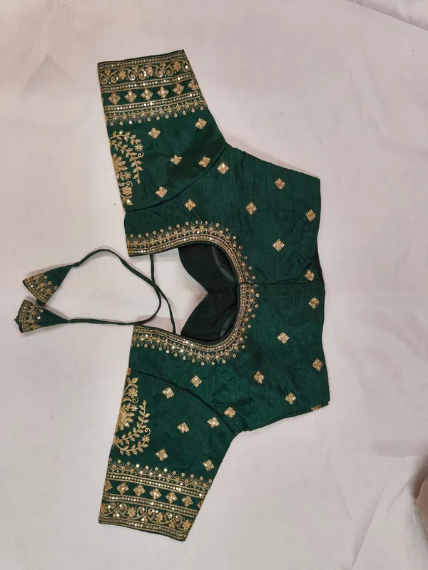 Green_Embroidered_Ethnic_Blouse_for_Women