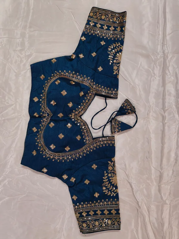 Blue_Embroidered_Ethnic_Blouse_for_Women