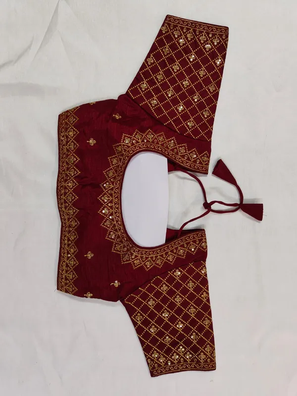 Maroon_Embroidered_Ethnic_Blouse_for_Women