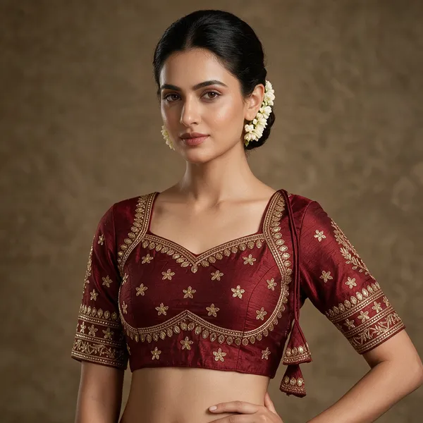 Maroon_Embroidered_Ethnic_Blouse_for_Women