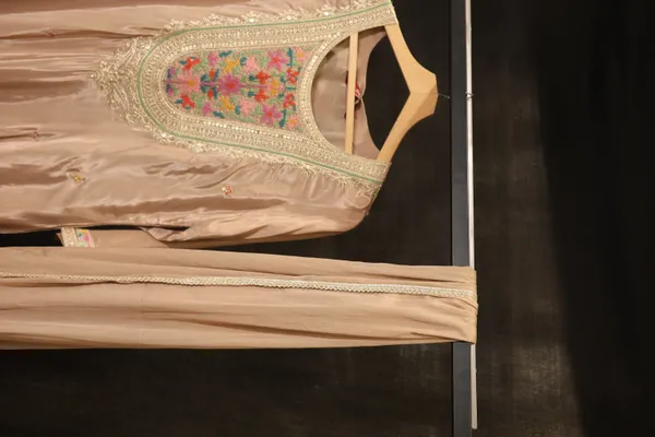 Cream_Silk_Embroidered_Ethnic_Sharara_Set_For_Women
