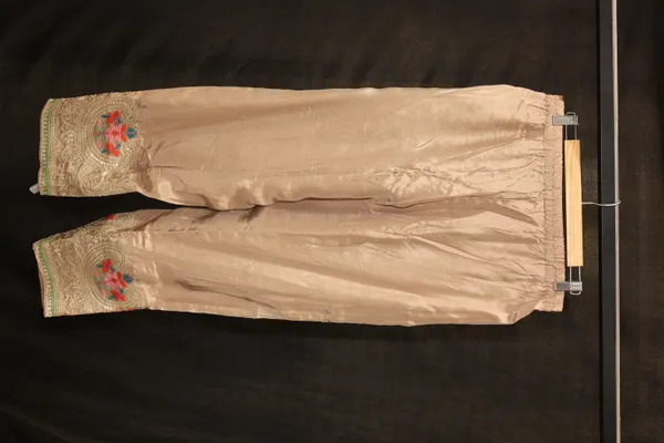 Cream_Silk_Embroidered_Ethnic_Sharara_Set_For_Women