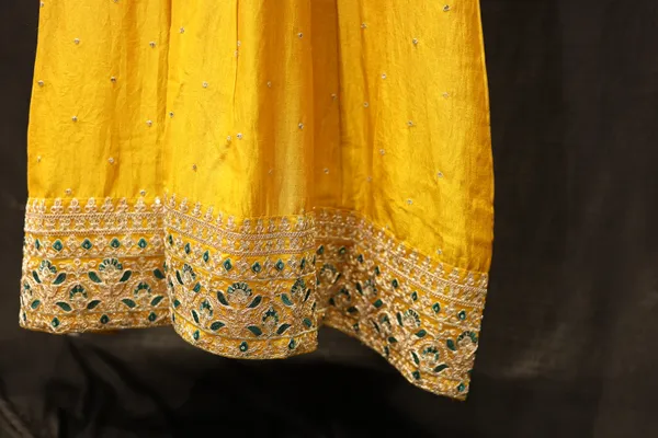 Yellow_Georgette_Straight_Embroidered_Anarkali_Suit_Set_For_Women