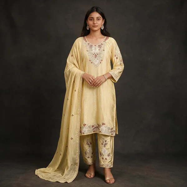 Yellow_Silk_Embroidered_Straight_Sharara_Set_For_Women