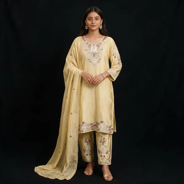 Yellow_Silk_Embroidered_Straight_Sharara_Set_For_Women
