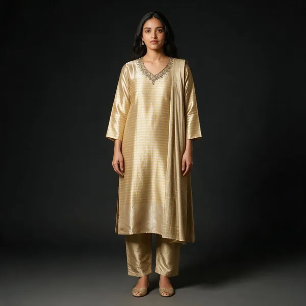 Gold_Tissue_Embellished_Ethnic_Sharara_Set_For_Women