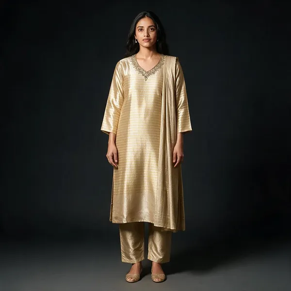Gold_Tissue_Embellished_Ethnic_Sharara_Set_For_Women