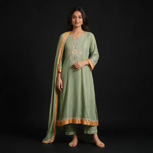 Green_Tissue_Cambric_Ethnic_Sharara_Set_For_Women