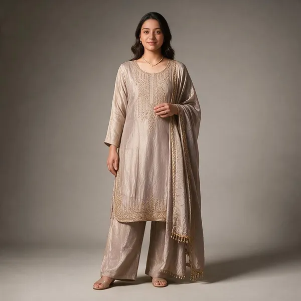 Beige_Tissue_Cambric_Relaxed_Sharara_Set_For_Women