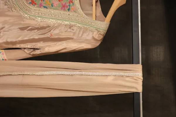 Cream_Silk_Embroidered_Ethnic_Sharara_Set_For_Women