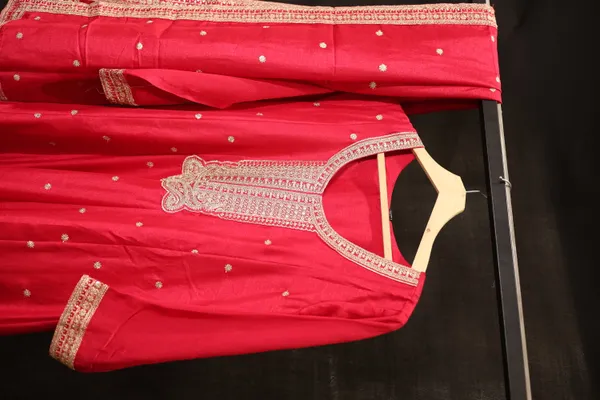Red_Tissue_Ethnic_Anarkali_Suit_Set_For_Women
