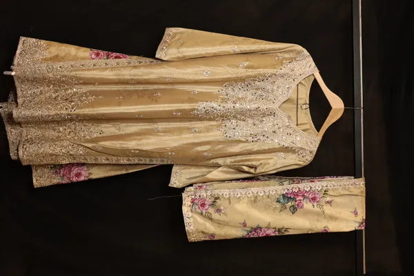 Gold_Silk_Floral_Embroidered_Anarkali_Sharara_Set_For_Women