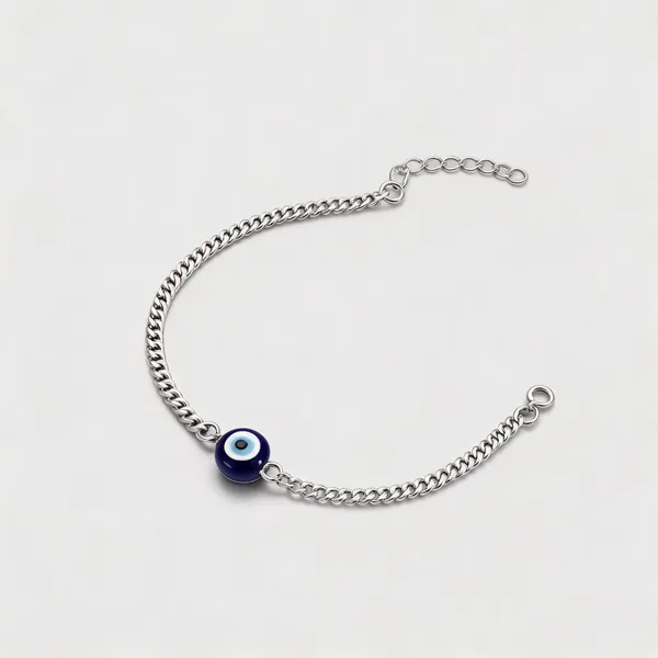 Silver_Blue_Evil_Eye_Chain_925_Silver_Bracelet_For_Unisex