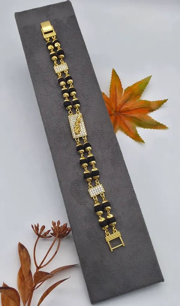 Traditional_Rudraksh_Stone_Studded_Men's_Bracelet