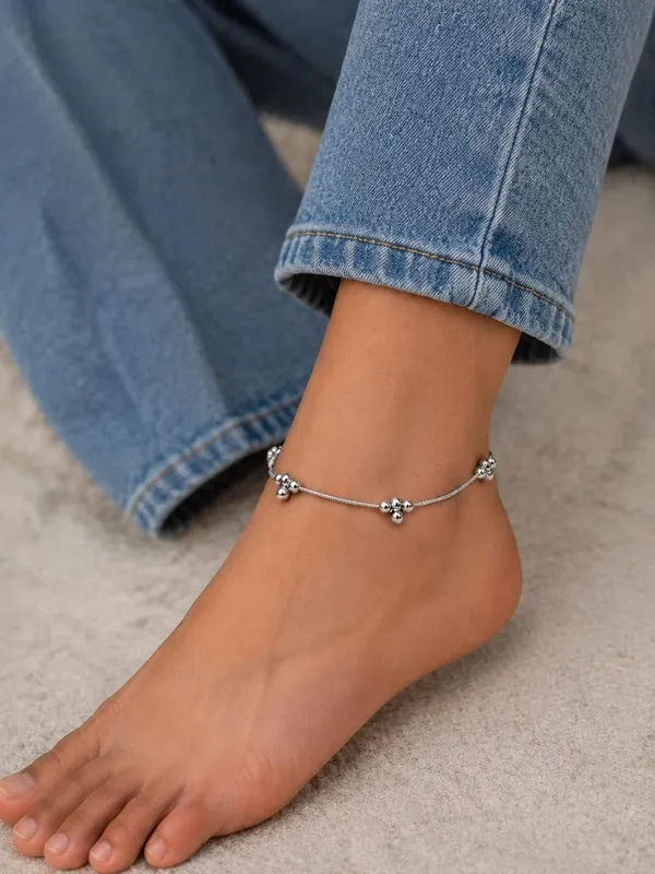 Silver_925_Sterling_Beaded_Charm_Anklet_For_Women
