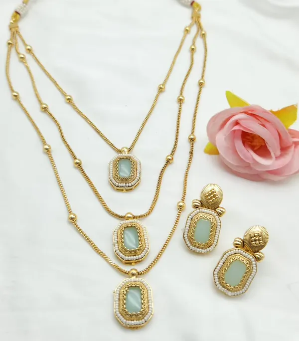 Emerald_Floral_Glam_Girls_Necklace_&_Earrings_Set