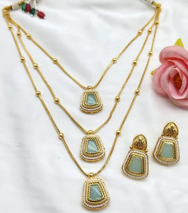 Aqua_Pearl_Royal_Layered_Necklace_&_Earrings_Set