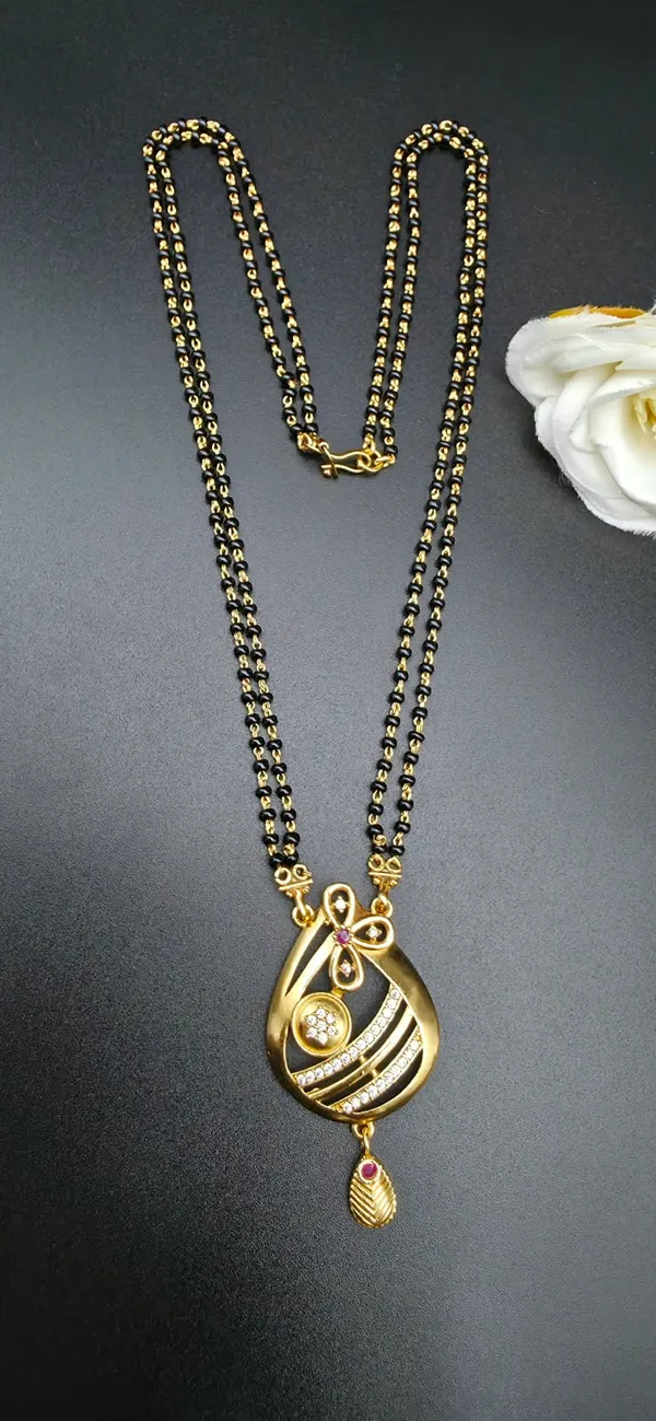 Delicate_Floral_Drop_American_Mangalsutra