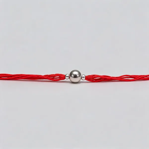Red_Thread_925_Silver_Beaded_Rakhi_For_Men