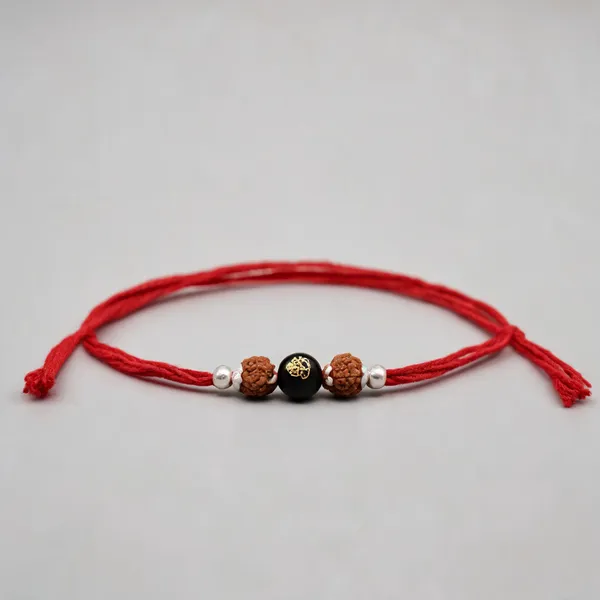 Red_Thread_925_Silver_Beaded_Rakhi_For_Men