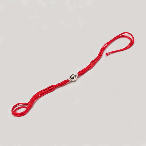 Red_925_Silver_Bead_Thread_Rakhi_For_Men