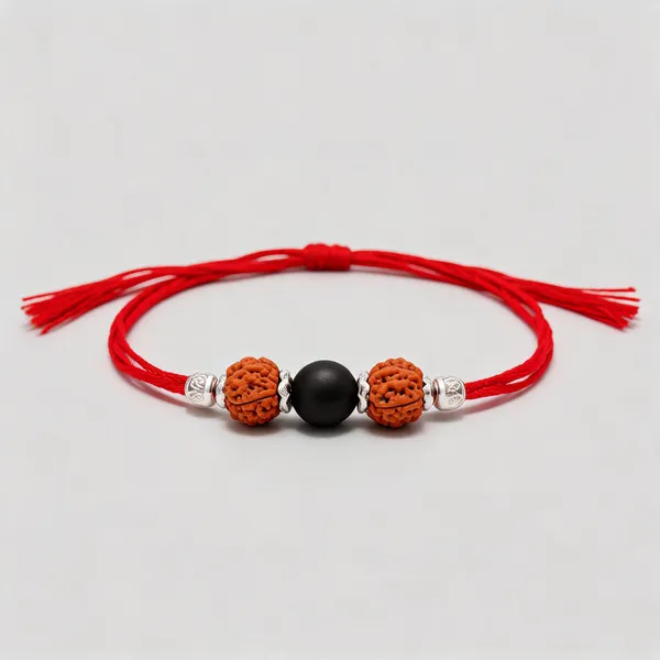 Red_Thread_Rudraksha_925_Silver_Beaded_Bracelet_For_Men