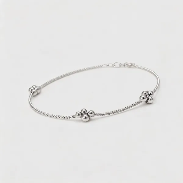 Silver_925_Sterling_Beaded_Charm_Anklet_For_Women