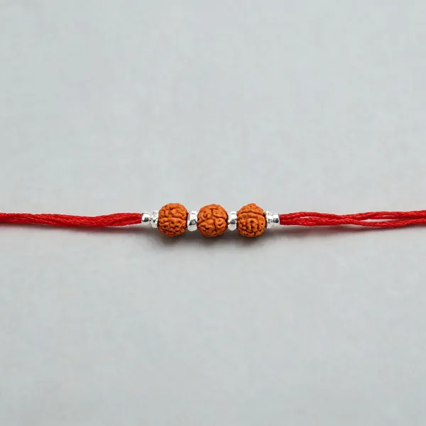 Red_Thread_Beaded_925_Silver_Rakhi_For_Men