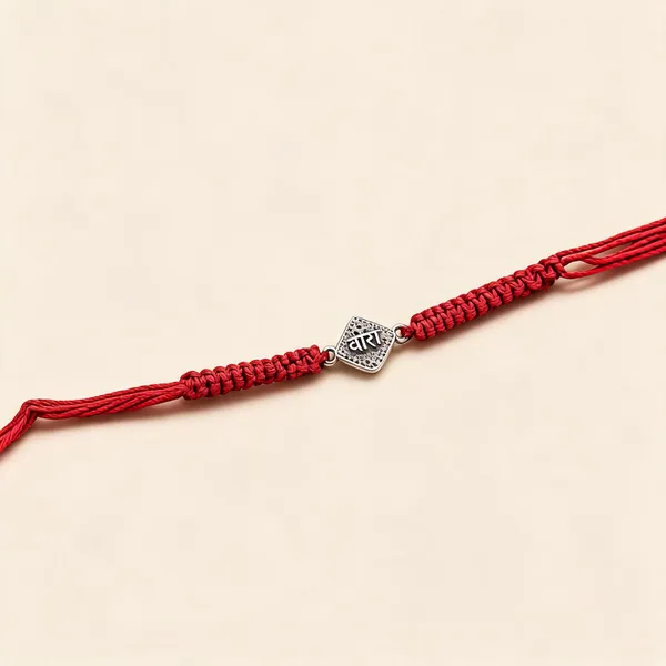 Red_Thread_925_Silver_Decorative_Rakhi_For_Men