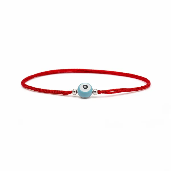 Green_Leaf_Red_Thread_925_Silver_Rakhi_For_Men