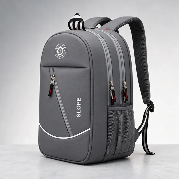 Navy_Blue_Polyurethane_Multi-Compartment_Backpack_For_Students