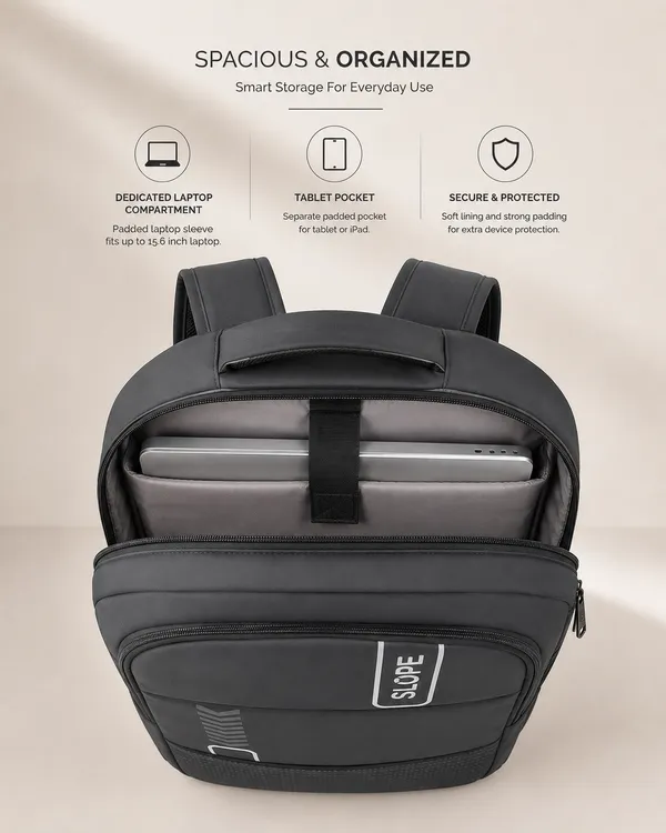 Grey_Polyester_Geometric_Print_Structured_Backpack