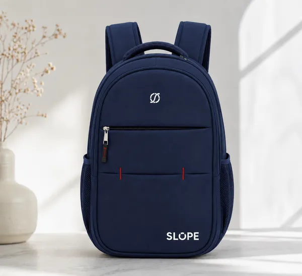 Navy_Blue_Polyester_Multi-Compartment_Backpack_For_Students