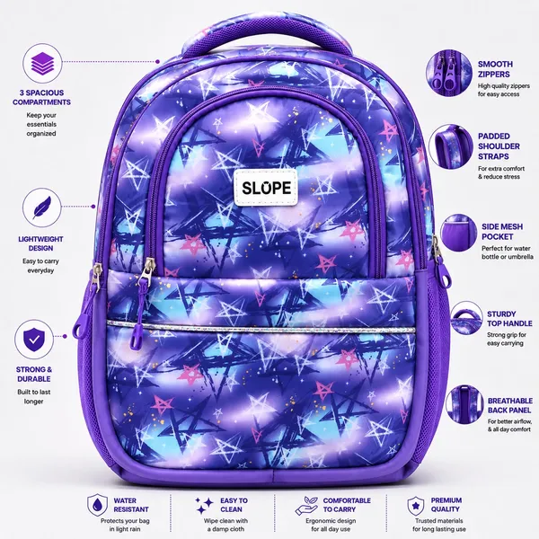 Purple_Star_Print_School_Backpack