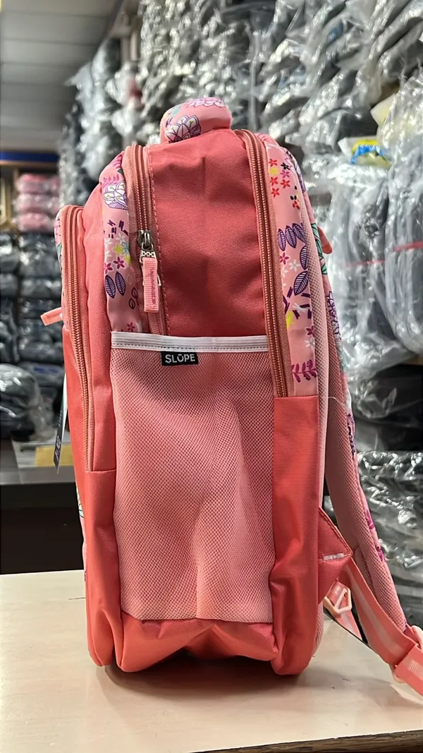 Pink_Floral_Print_Multi_Pocket_Backpack
