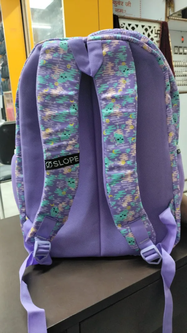 Purple_Printed_Multi_Compartment_Backpack