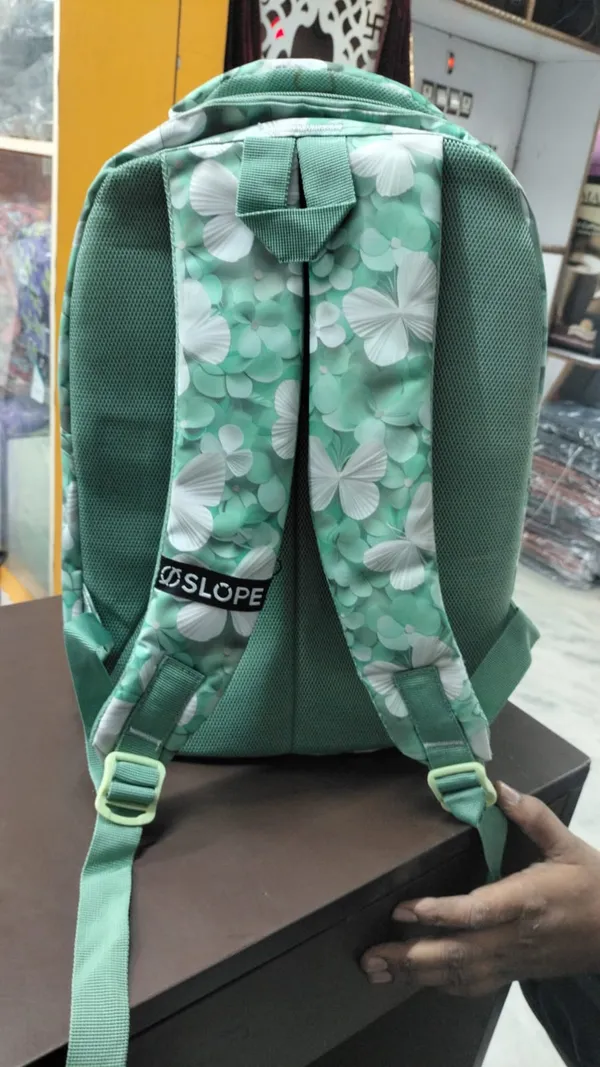 Mint_Green_Floral_Print_Backpack